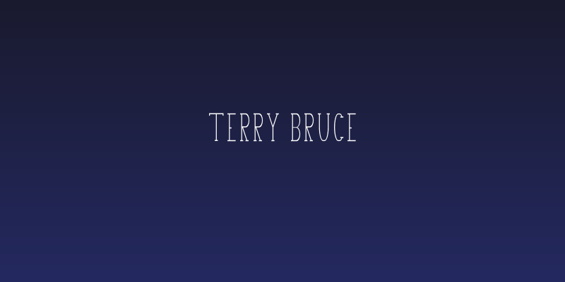 Terry Bruce Social Header