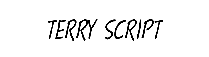 Terry Script  les polices de caractères gratuit tlcharger