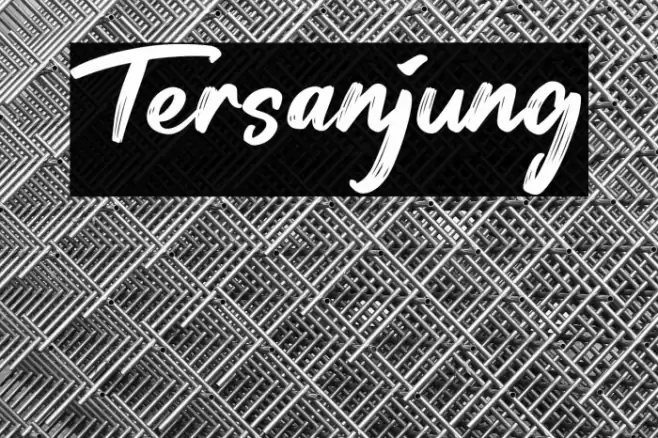 Tersanjung Font examples