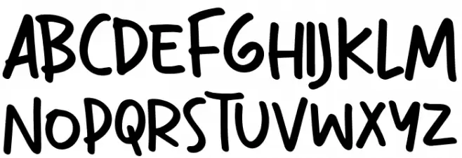 Terserah Font UPPERCASE