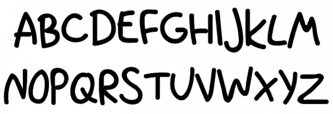 Tertiary Writing Шрифта ВЕРХНИЙ