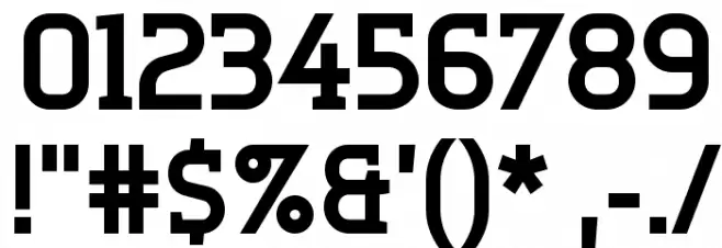 Tertre Extra Bold Font OTHER CHARS