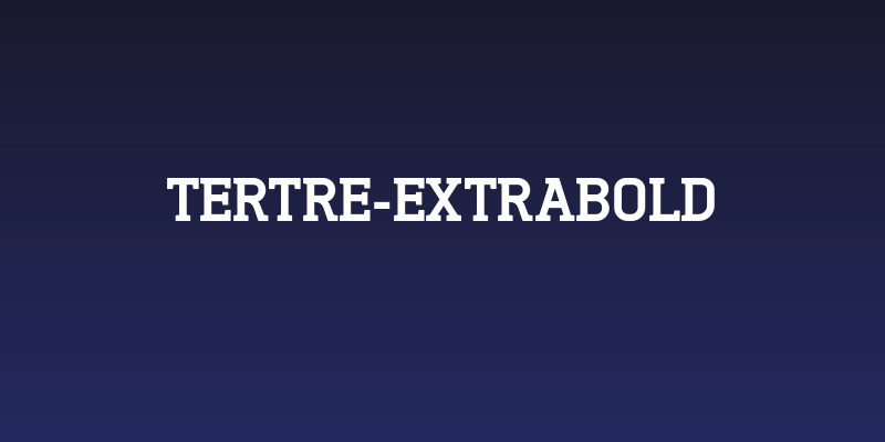 Tertre-ExtraBold Social Header