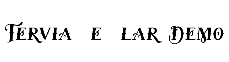 Tervia Regular Demo Font