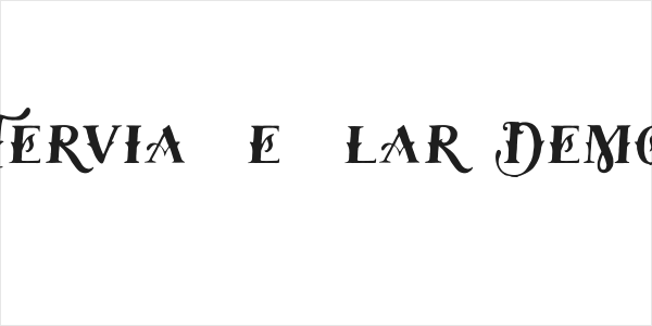 Tervia Regular Demo Logo