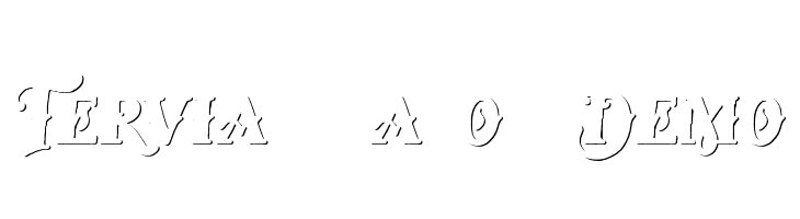 Tervia Shadow Demo Font