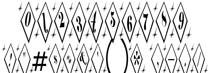 TeryleneTop-Regular Font OTHER CHARS
