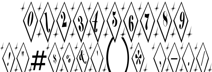 TeryleneTop-Regular Font OTHER CHARS