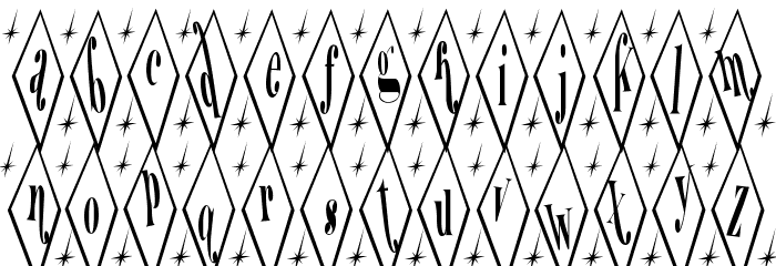 TeryleneTop-Regular Font LOWERCASE