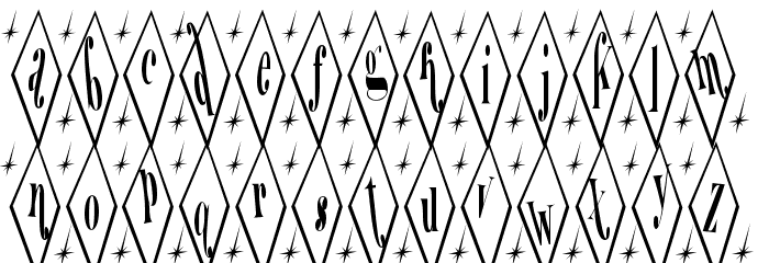 TeryleneTop-Regular Font LOWERCASE