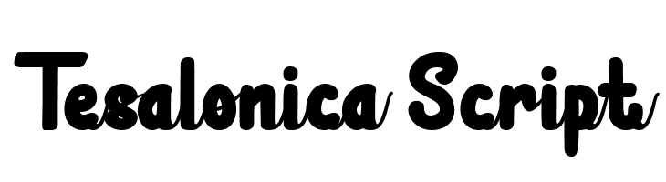Tesalonica Script  Descarca Fonturi Gratis