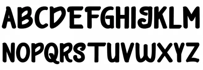 Tesalonica Script Caratteri MAIUSCOLE