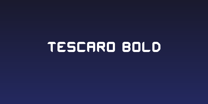 Tescaro Bold Social Header