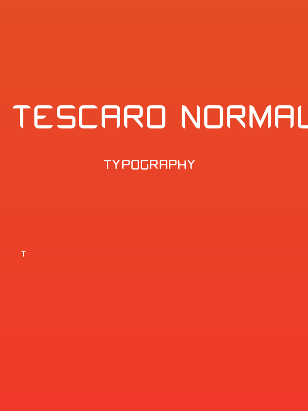 Tescaro Normal Poster