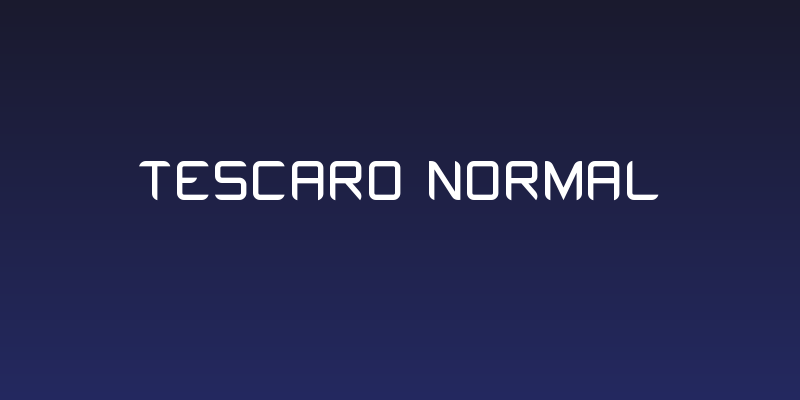 Tescaro Normal Social Header