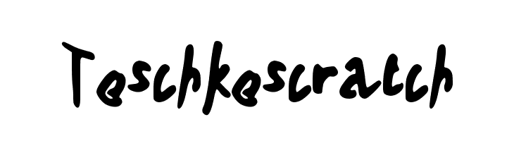 Teschkescratch  免费字体下载