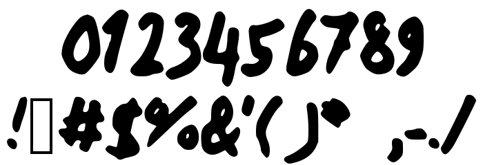 Teschkescratch Font OTHER CHARS