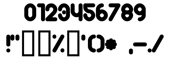 Tesh Font OTHER CHARS