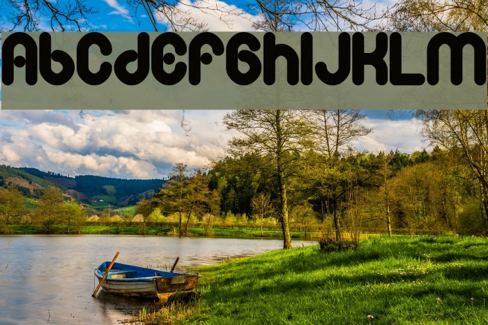 Tesh Font examples