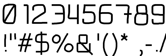 TestFontHF Font OTHER CHARS