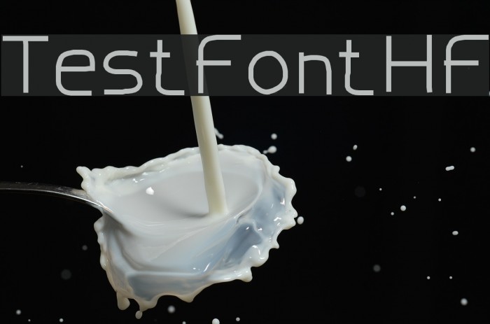 TestFontHF Font examples