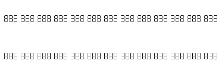 TestInstructions Font OTHER CHARS