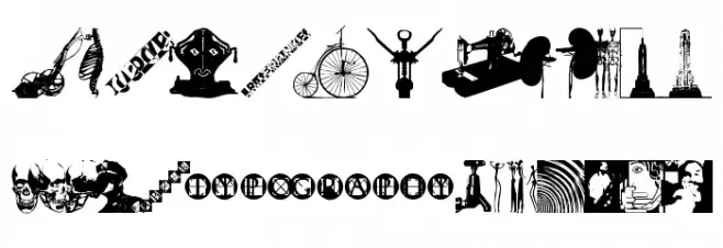 TestRoom Schriftart Groß