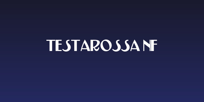 Testarossa NF Social Header