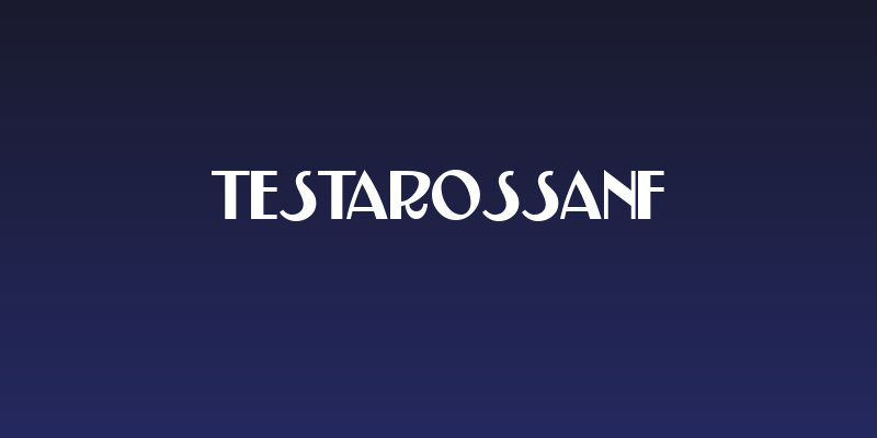 TestarossaNF Social Header