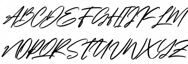 Testimoney Free Regular Font OTHER CHARS