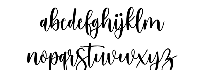 TestimoneyFree Font LOWERCASE