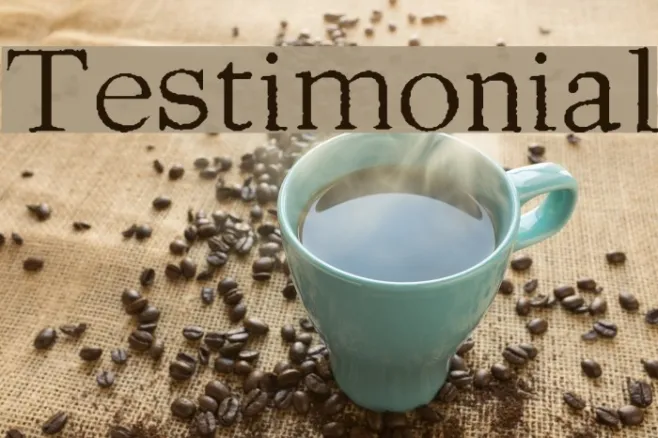 Testimonial Example 2