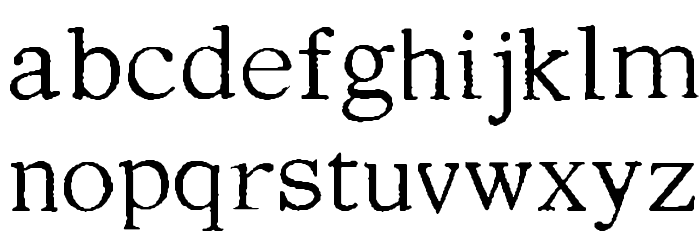 Testimonial Font LOWERCASE
