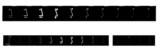 TestroomThree Font OTHER CHARS