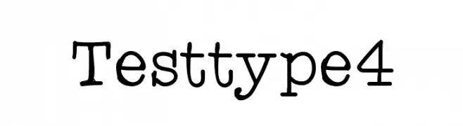 Testtype4  Fuentes Gratis Descargar