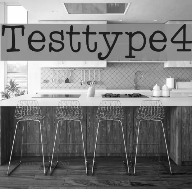Testtype4 Font examples