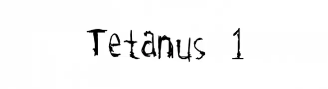 Tetanus 1  les polices de caractères gratuit tlcharger