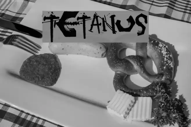Tetanus फ़ॉन्ट examples