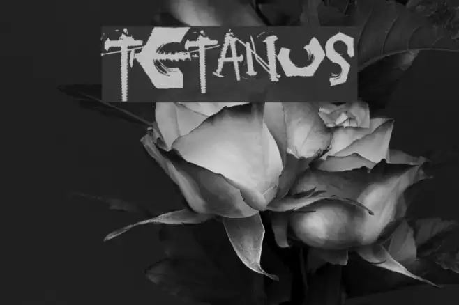 Tetanus फ़ॉन्ट examples