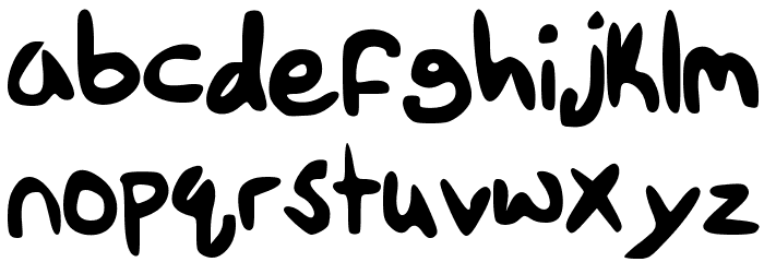 Tethanda Font LOWERCASE