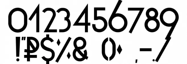 Tetra Font OTHER CHARS