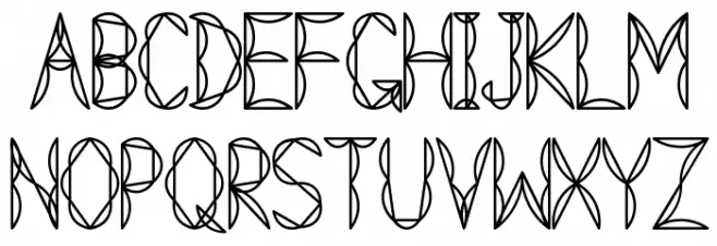 Tetraclericton Font Litere mari