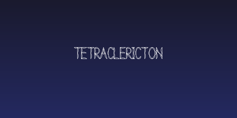 Tetraclericton Social Header