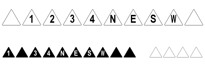 tetrahedron字体