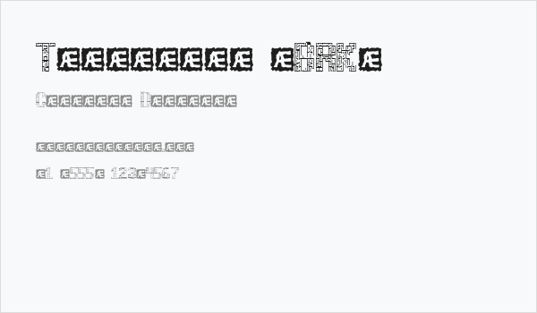 Tetricide [BRK] Business Card