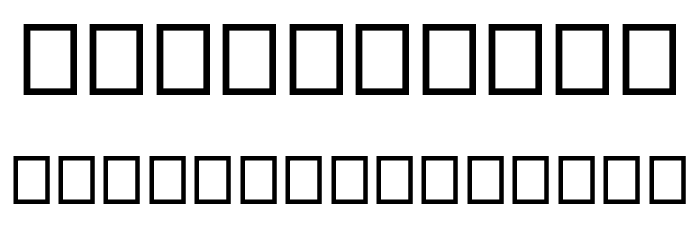 Tetris Blocks 2.0 Font OTHER CHARS