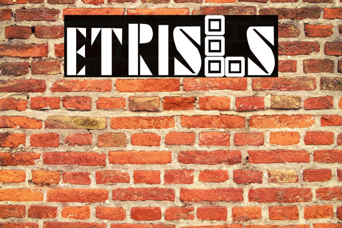 Tetris Blocks 2.0 Font examples