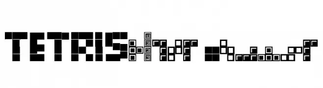 Tetris Blocks  免费字体下载