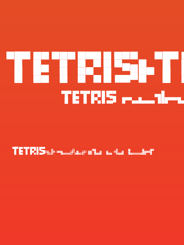 Tetris Blocks Poster