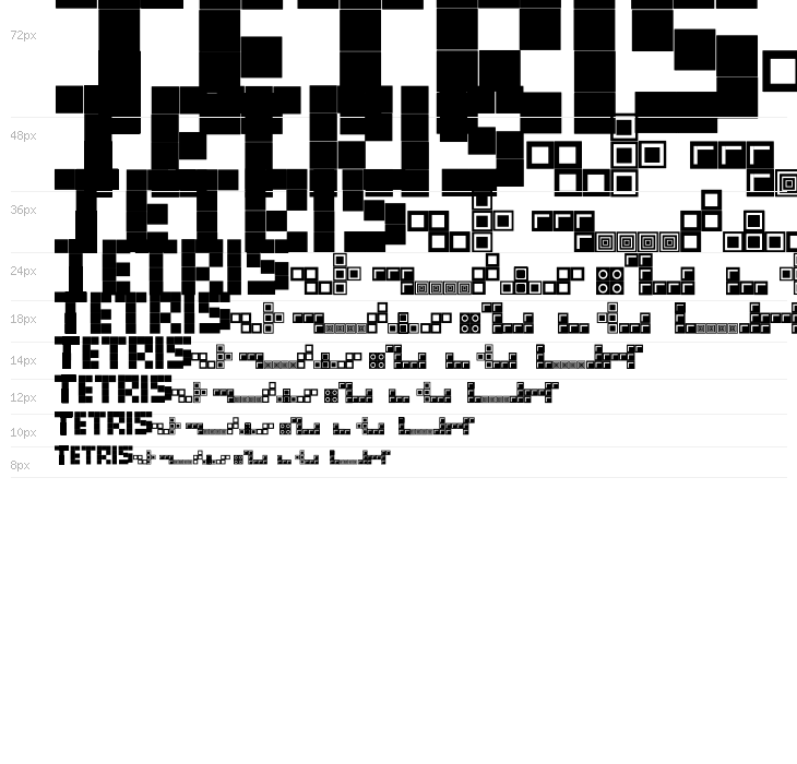 Tetris Blocks Waterfall